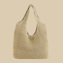 Straw Summer Bag for Women, Natural Summer Vacation Purse