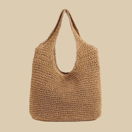 Straw Summer Bag for Women, Natural Summer Vacation Purse