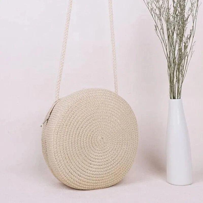 Straw Summer Bag for Women, Natural Summer Vacation Purse