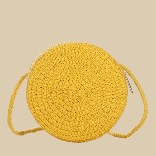 Straw Summer Bag for Women, Natural Summer Vacation Purse