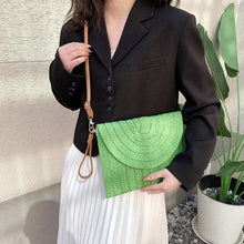 Straw Clutch Bag for Women, Summer Wedding and Bridesmaid Purse
