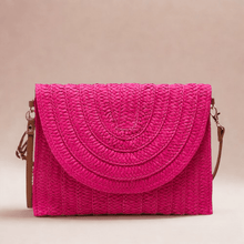 Straw Clutch Bag for Women, Summer Wedding and Bridesmaid Purse