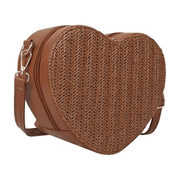 Straw Summer Bag for Women, Natural Summer Vacation Purse in Black, styled as a SheSelects summer accessory
