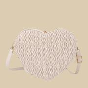Straw Summer Bag for Women, Natural Summer Vacation Purse in Black, styled as a SheSelects summer accessory