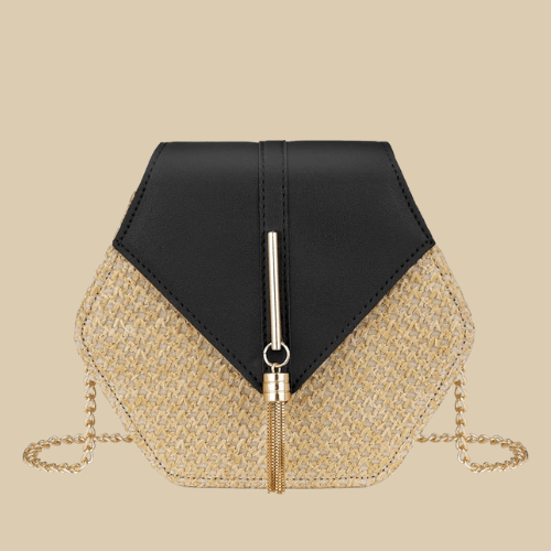Straw Clutch Bag for Women, Summer Wedding and Bridesmaid Purse
