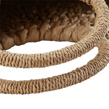 Straw Handbag for Women, Natural Woven Summer Purse