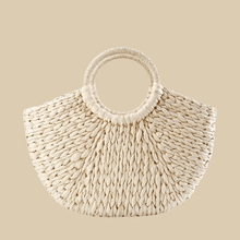 Straw Handbag for Women, Natural Woven Summer Purse