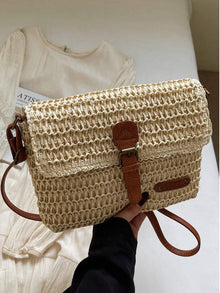 Straw Beach Bag for Women, Lightweight Summer Vacation Purse