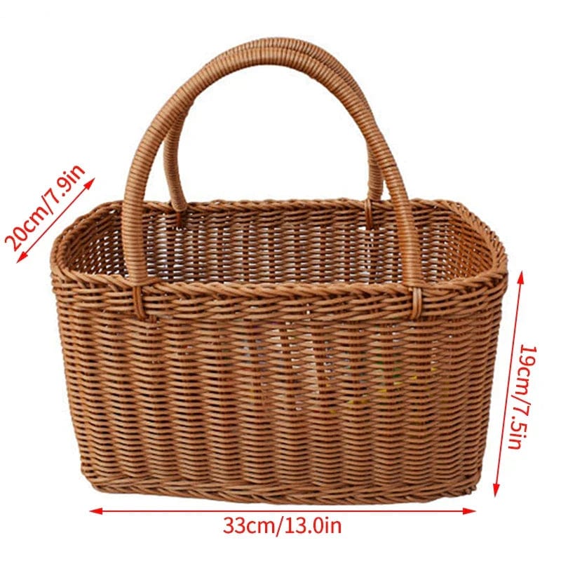 Wicker Summer Bag for Women, Natural Summer Vacation Purse, styled as a SheSelects summer accessory