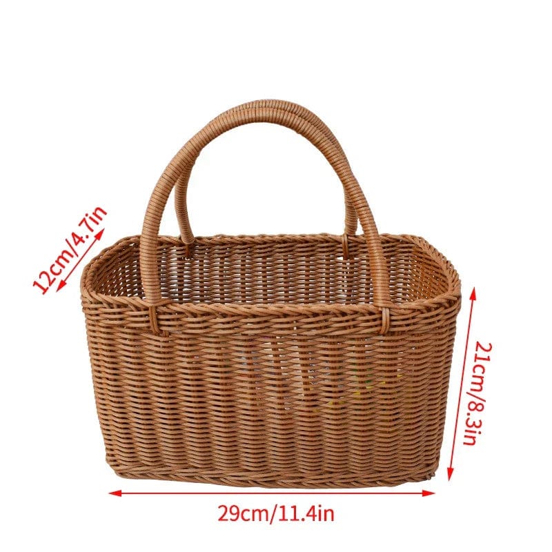 Wicker Summer Bag for Women, Natural Summer Vacation Purse, styled as a SheSelects summer accessory