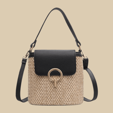 Straw Shoulder Bag for Women, Natural Woven Summer Purse