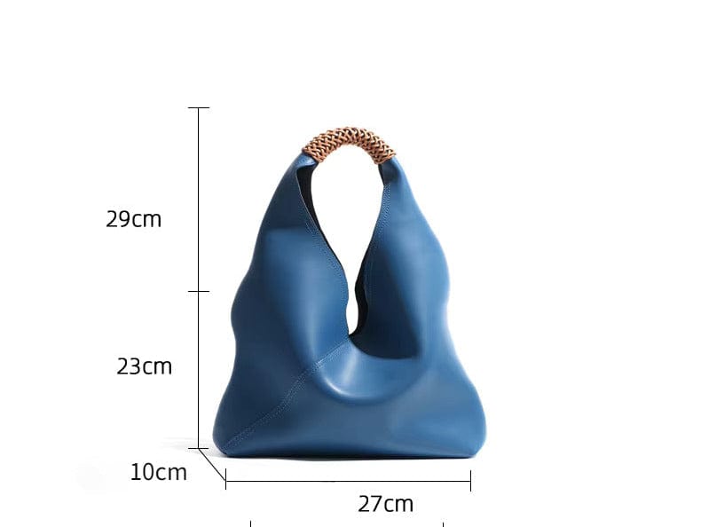 Vegan Leather Tote Bag for Women, Soft Everyday Shoulder Purse in Caramel, styled as a SheSelects summer accessory