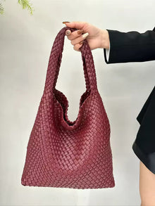 Vegan Leather Tote Bag for Women, Soft Everyday Shoulder Purse